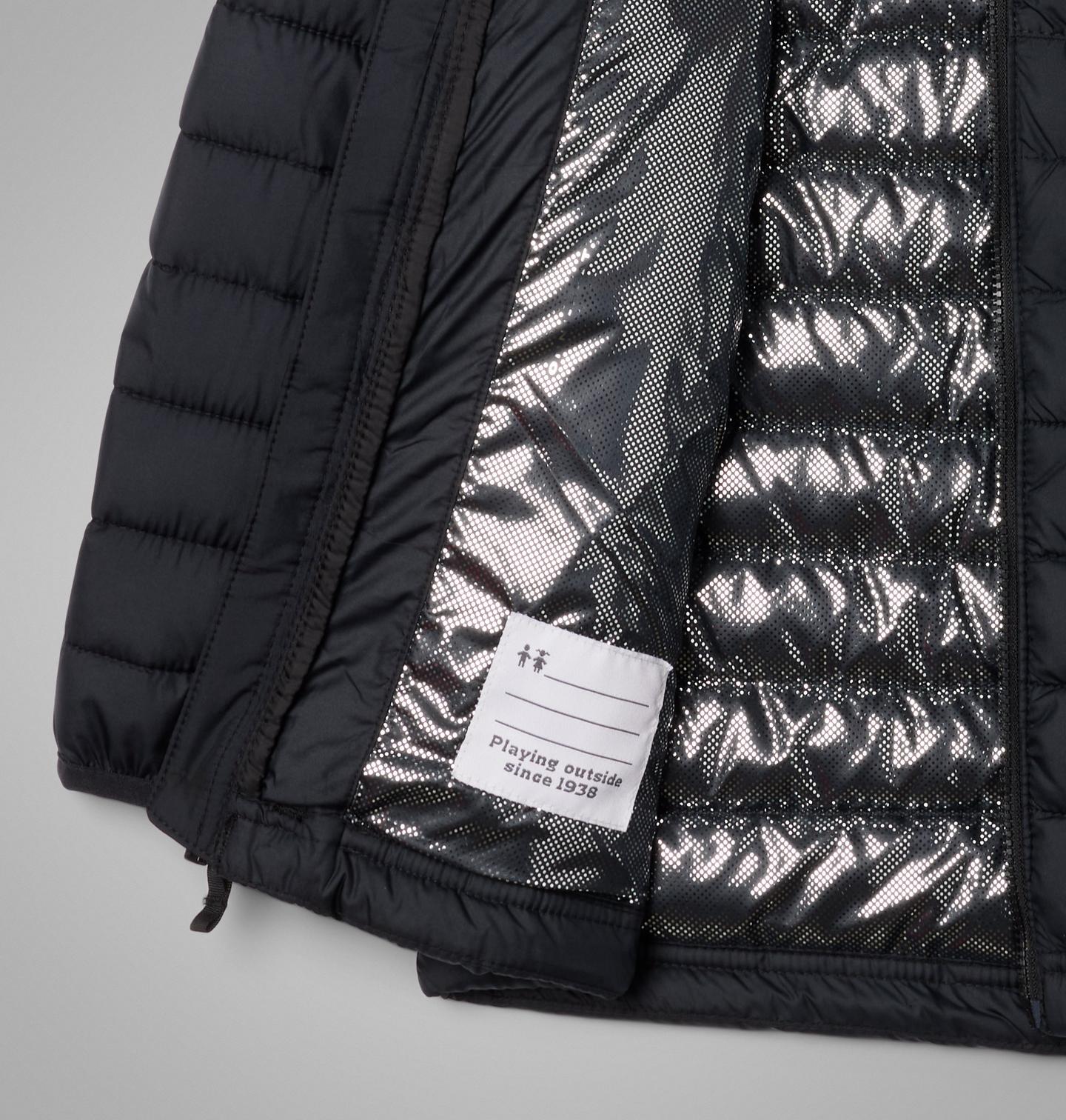 Куртка Columbia Powder Lite II Hooded Jacket для мальчиков, цвет: Чёрный — фото 2