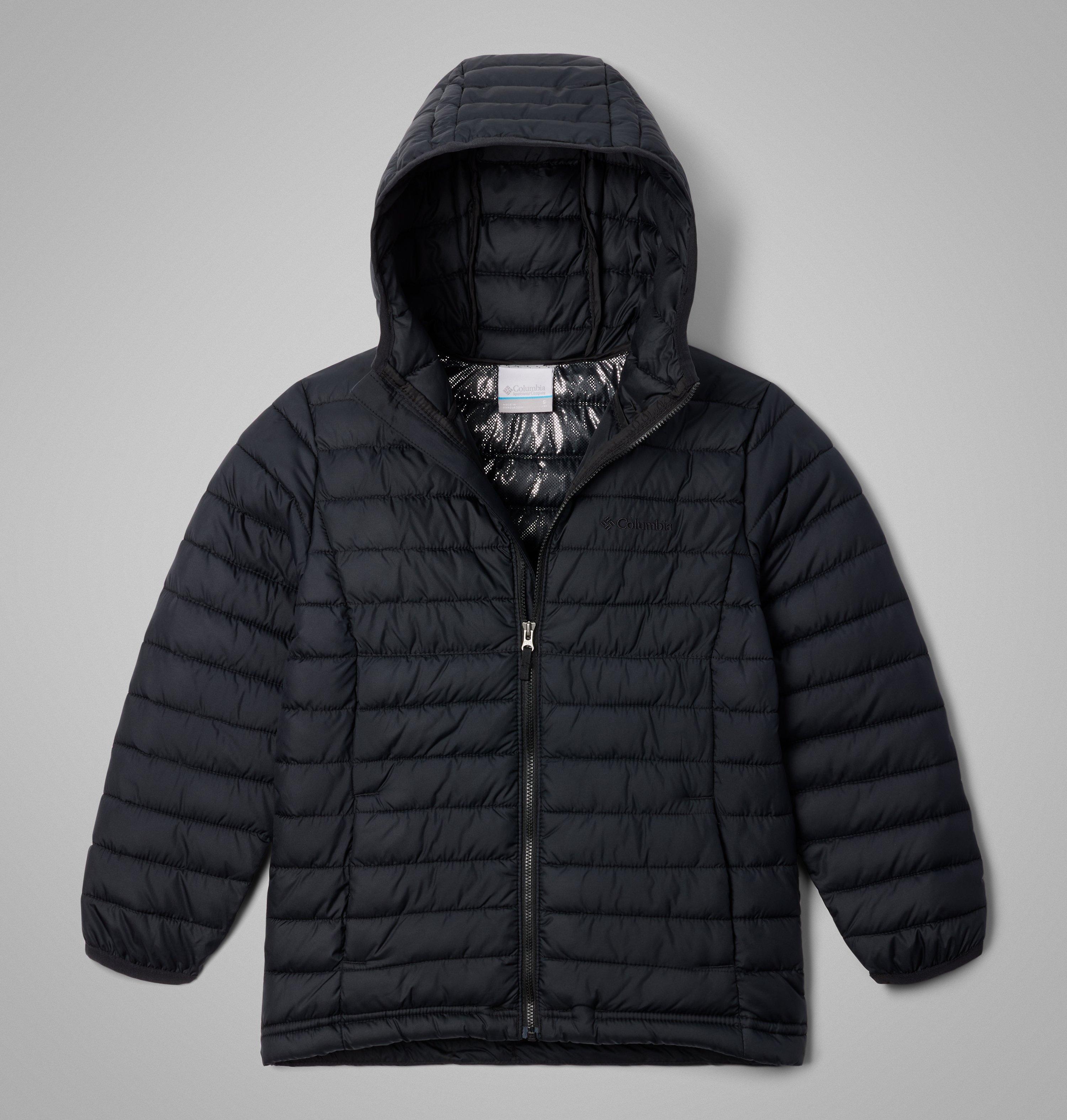 Boys' Powder Lite II Hooded Jacket Columbia