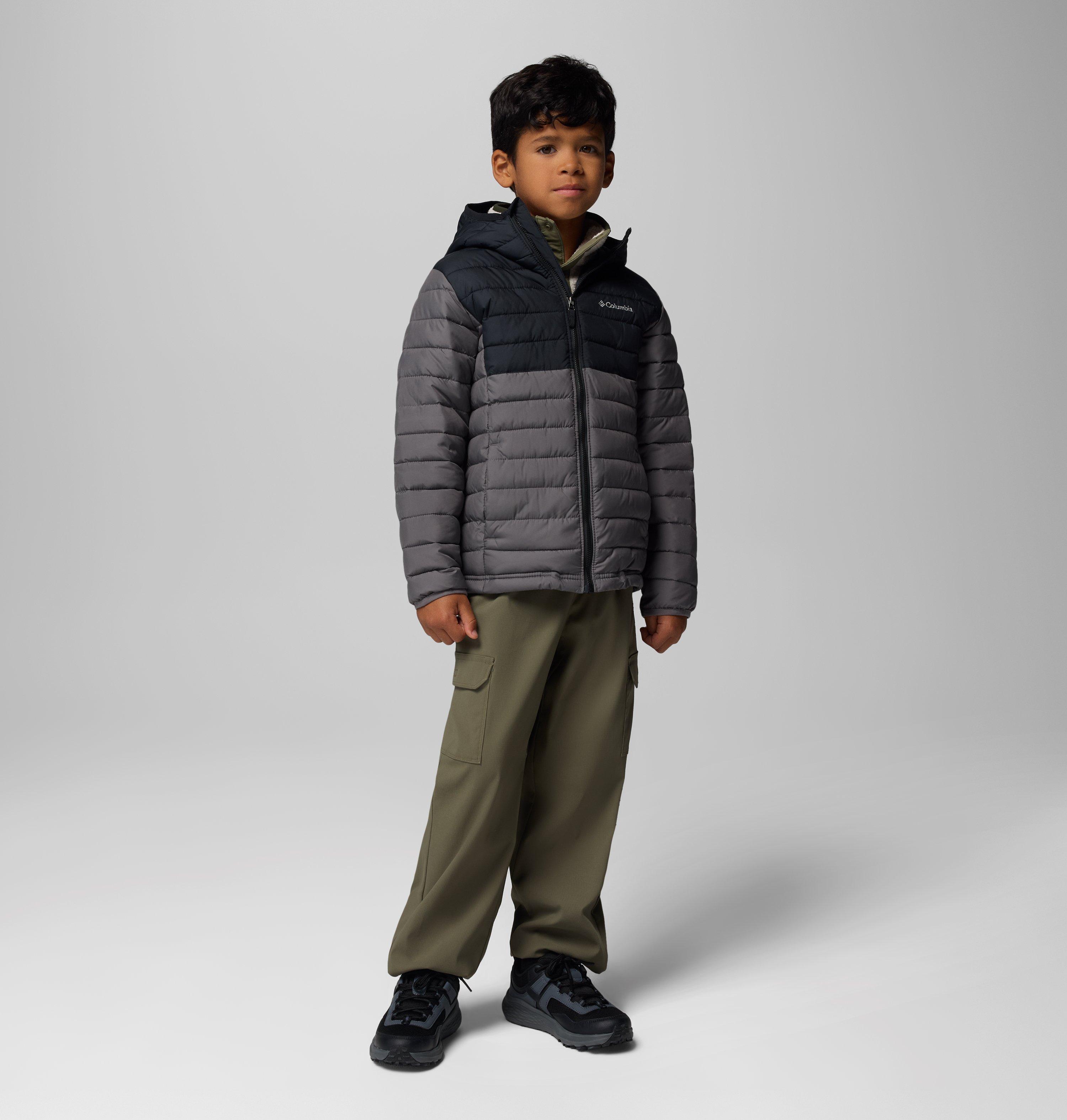 Columbia Boys' Powder Lite II Hooded Jacket-