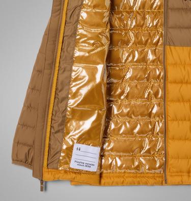 Chaqueta aislante con capucha Powder Lite II para ni&ntilde;o, Color: Squash, Delta, image 6