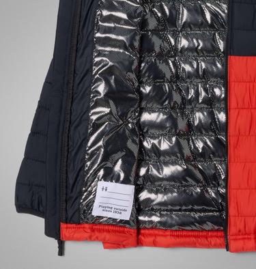 Chaqueta aislante con capucha Powder Lite II para ni&ntilde;o, Color: Super Sonic, Black, image 3