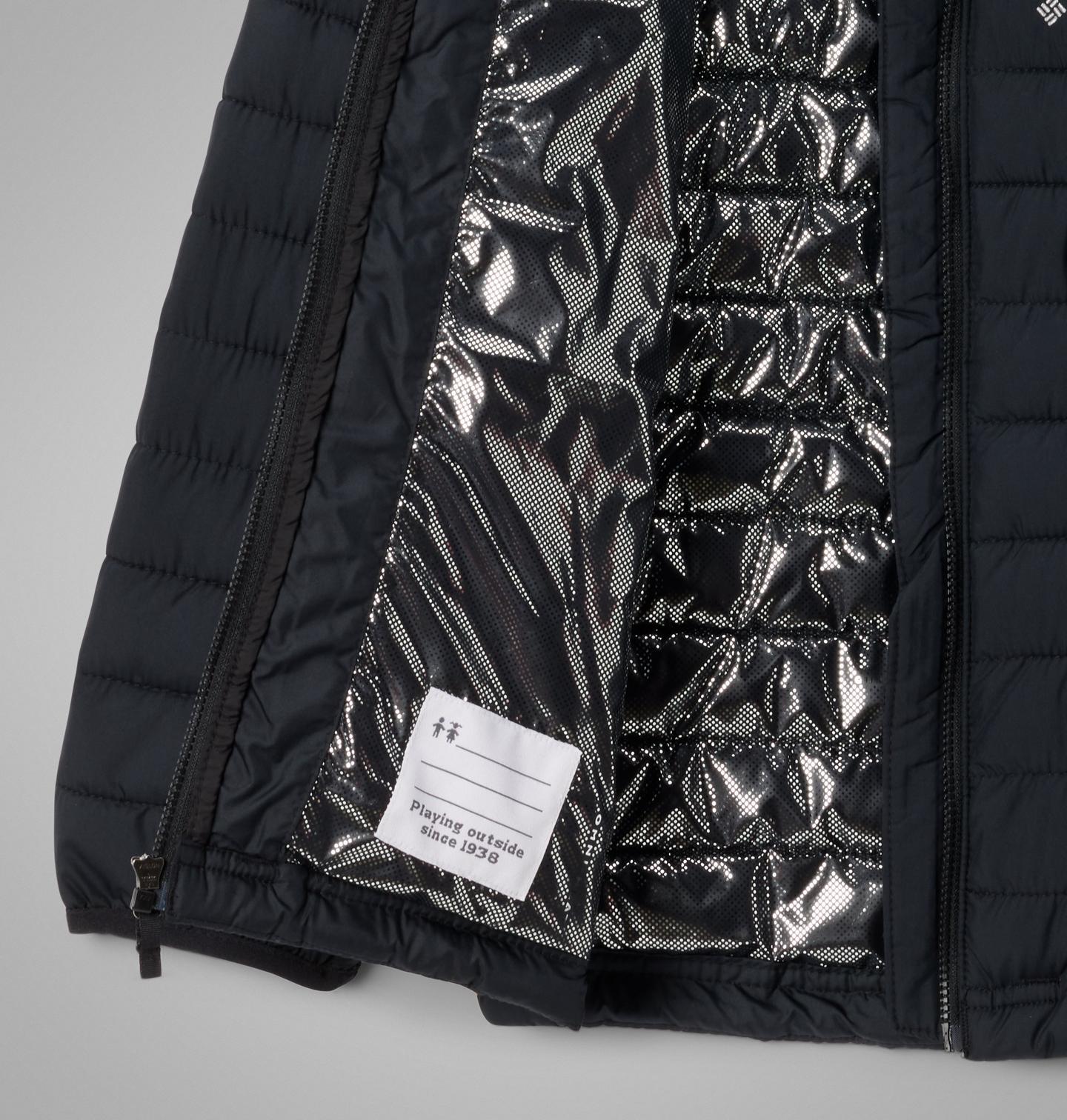Куртка Columbia Powder Lite II Hooded Jacket для девочек, цвет: Чёрный — фото 2