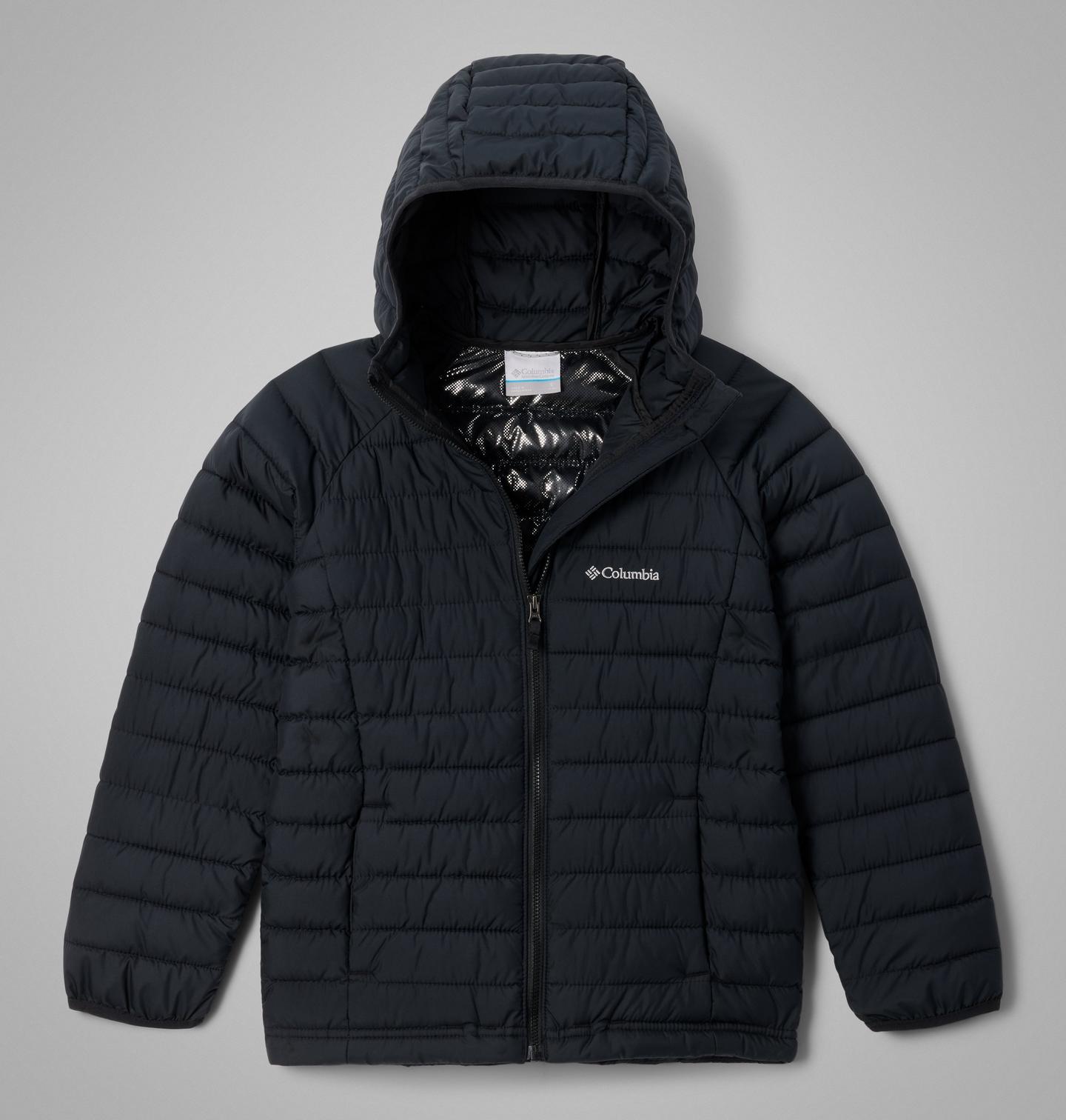 Куртка Columbia Powder Lite II Hooded Jacket для девочек, цвет: Чёрный — фото 1
