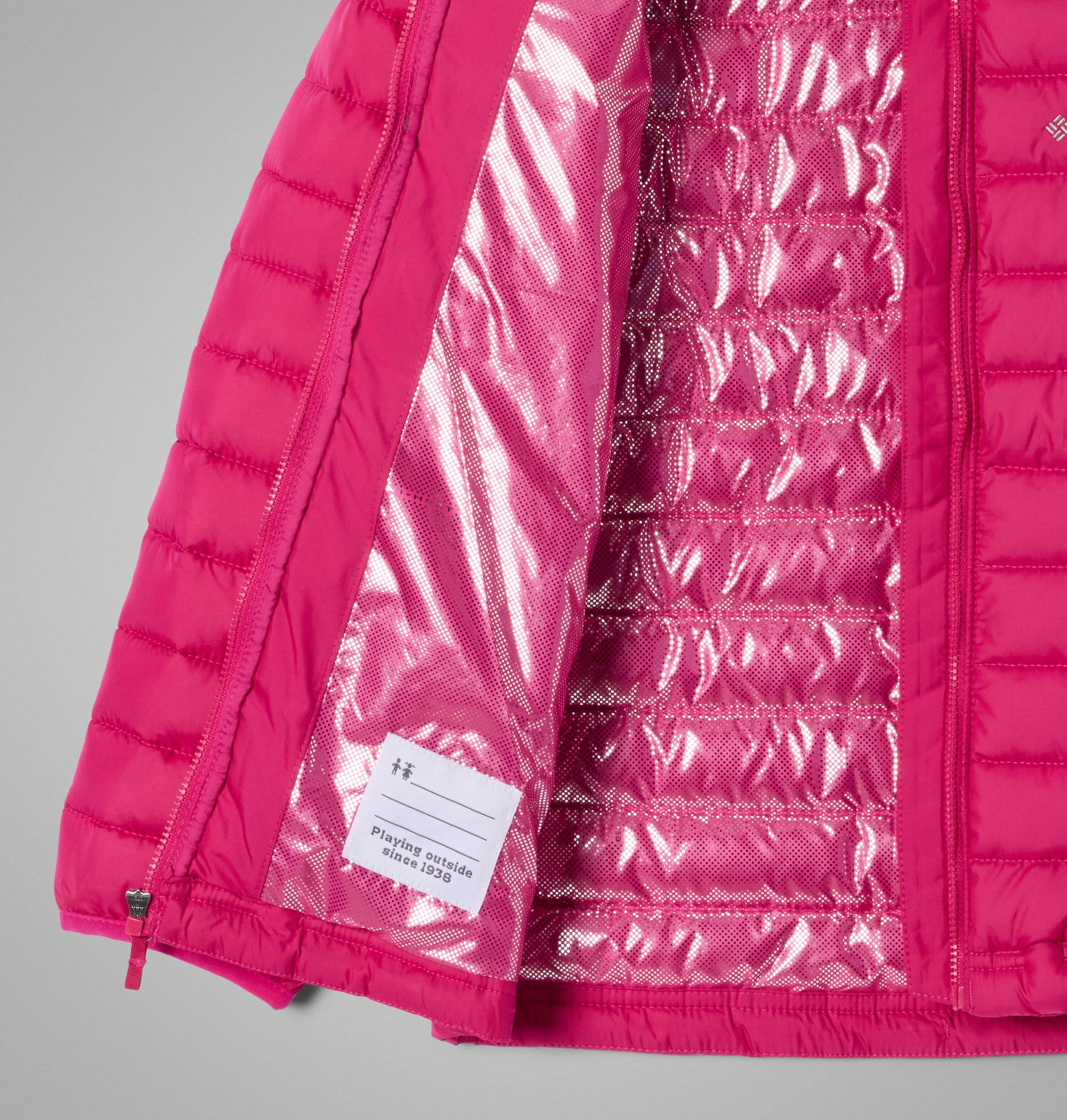Girls' Powder Lite II Hooded Jacket | 656 | L 3