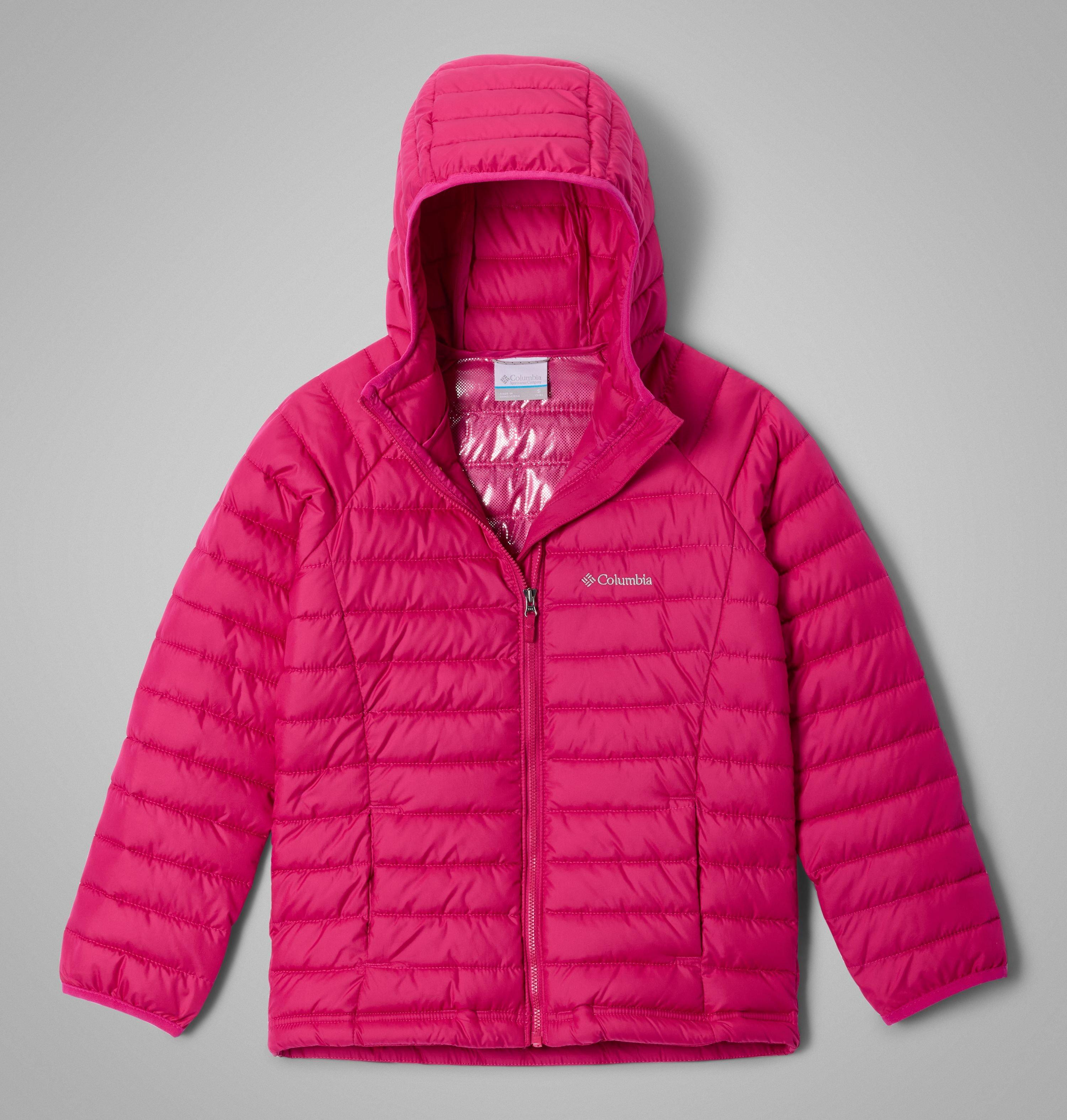Girls' Powder Lite II Hooded Jacket | 656 | L 1