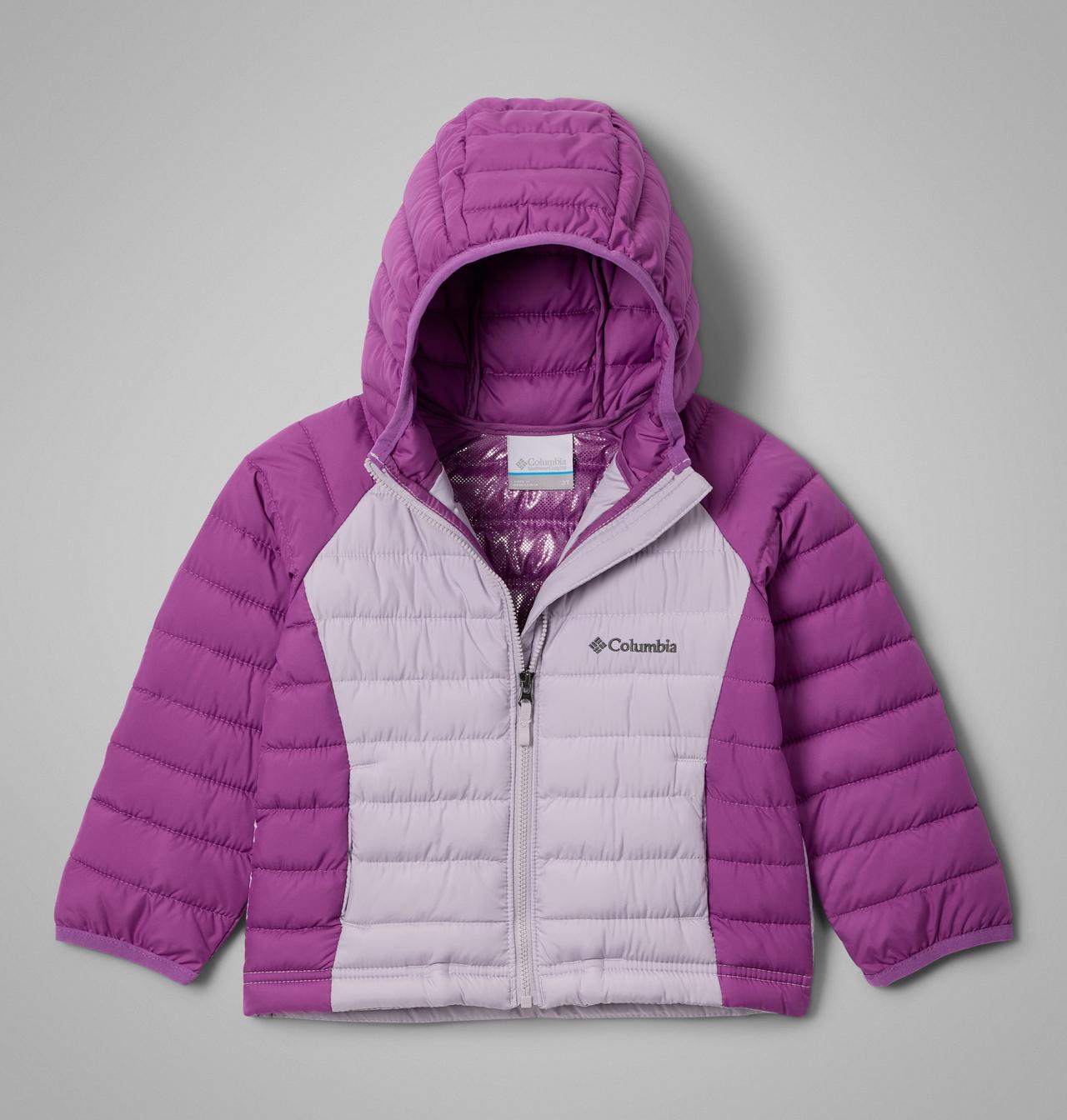 Girls' Toddler Powder Lite™ II Hooded Jacket 1