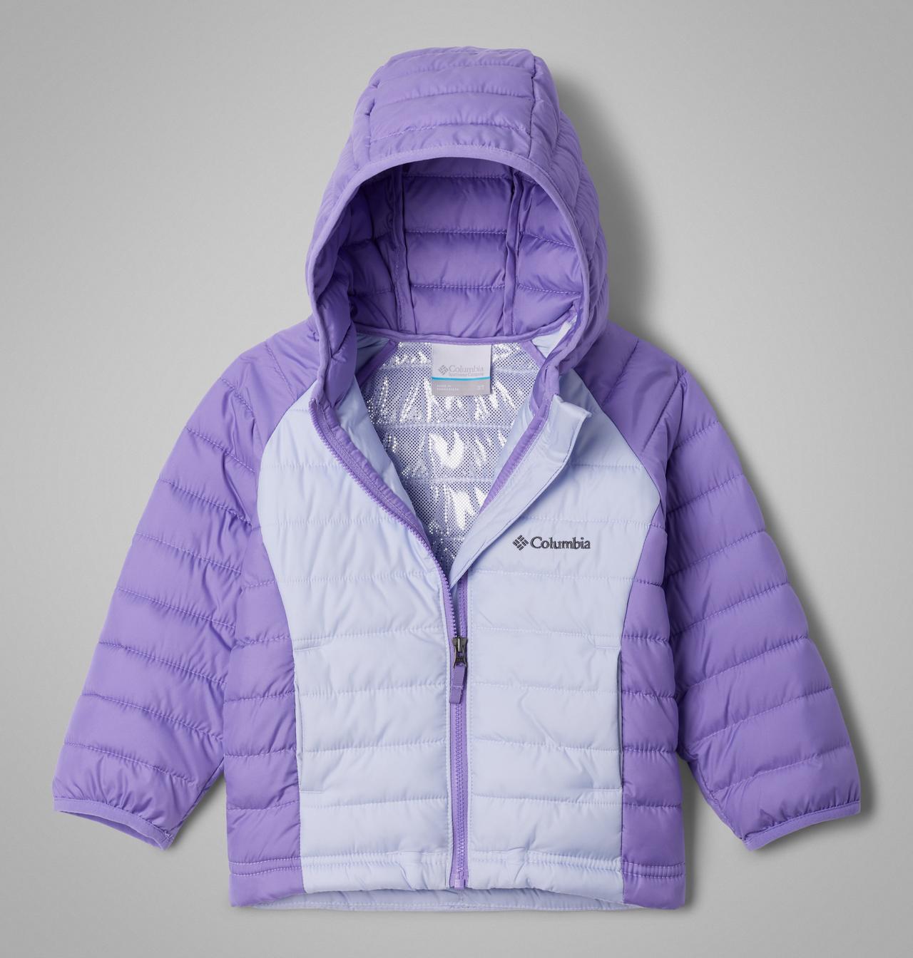Girls' Toddler Powder Lite™ II Hooded Jacket 1
