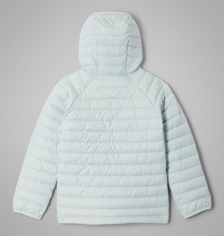 Girl's Powder Lite II Hooded Insulated Jacket, Color: Tea Light, image 2