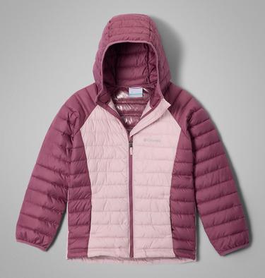 Veste Isol&eacute;e &agrave; Capuche Powder Lite II Fille, Color: Mineral Pink, Antique Mauve, image 1