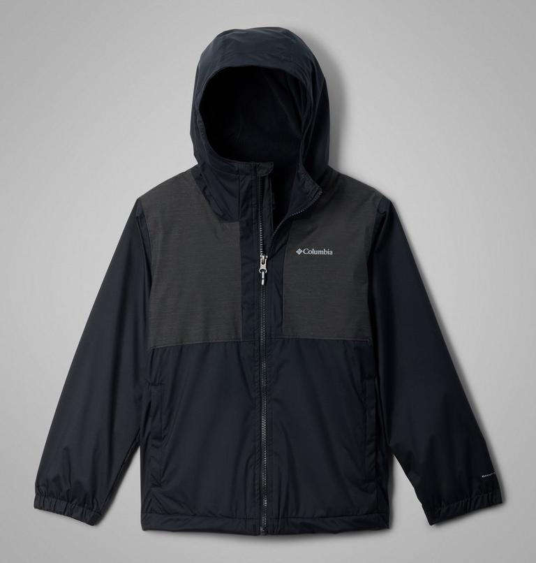 Rainy Trails II Fleece Lined Jacket, Color: Black, Black Slub, image 1