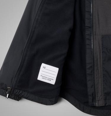 Girl's Rainy Trails III Fleece Lined Waterproof Jacket, Color: Black, image 9