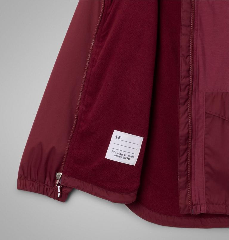 Rainy Trails II Fleece Lined Jacket, Color: Rich Wine, image 3