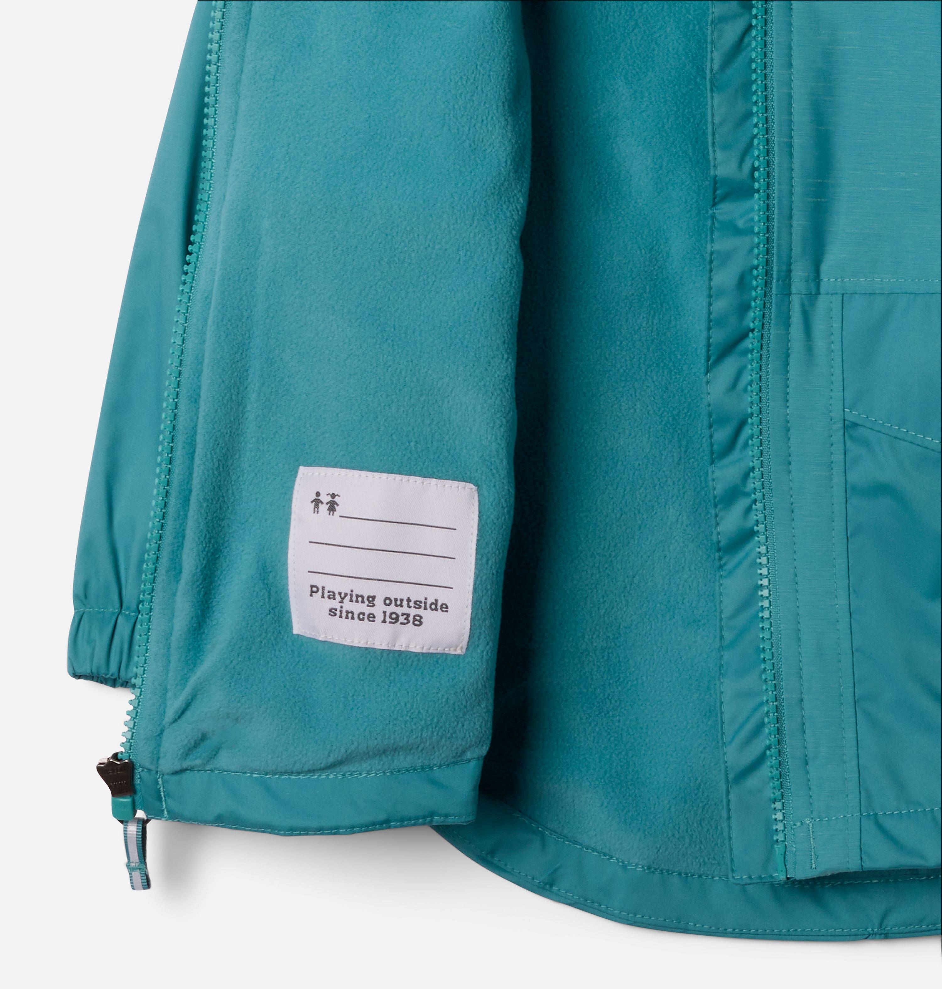 Girls' Toddler Rainy Trails II Fleece Lined Jacket 3