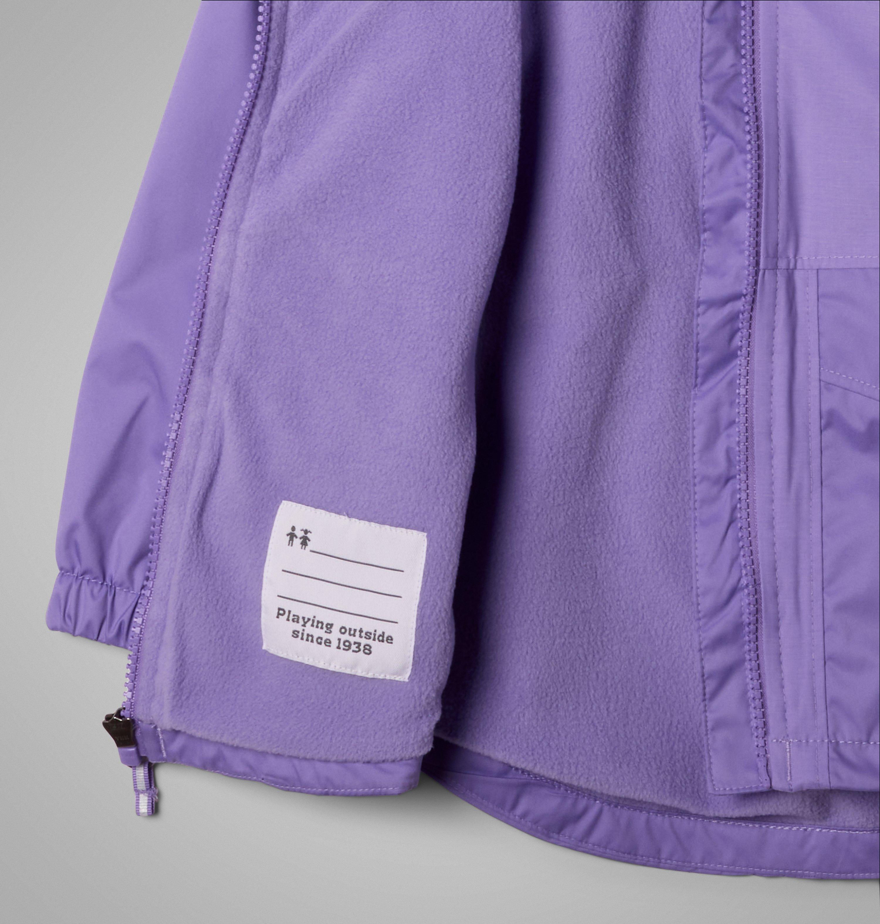 Girls' Toddler Rainy Trails II Fleece Lined Jacket 3