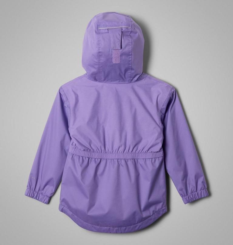 Toddlers' Rainy Trails III Fleece Lined Waterproof Jacket - Girl, Color: Paisley Purple, image 2