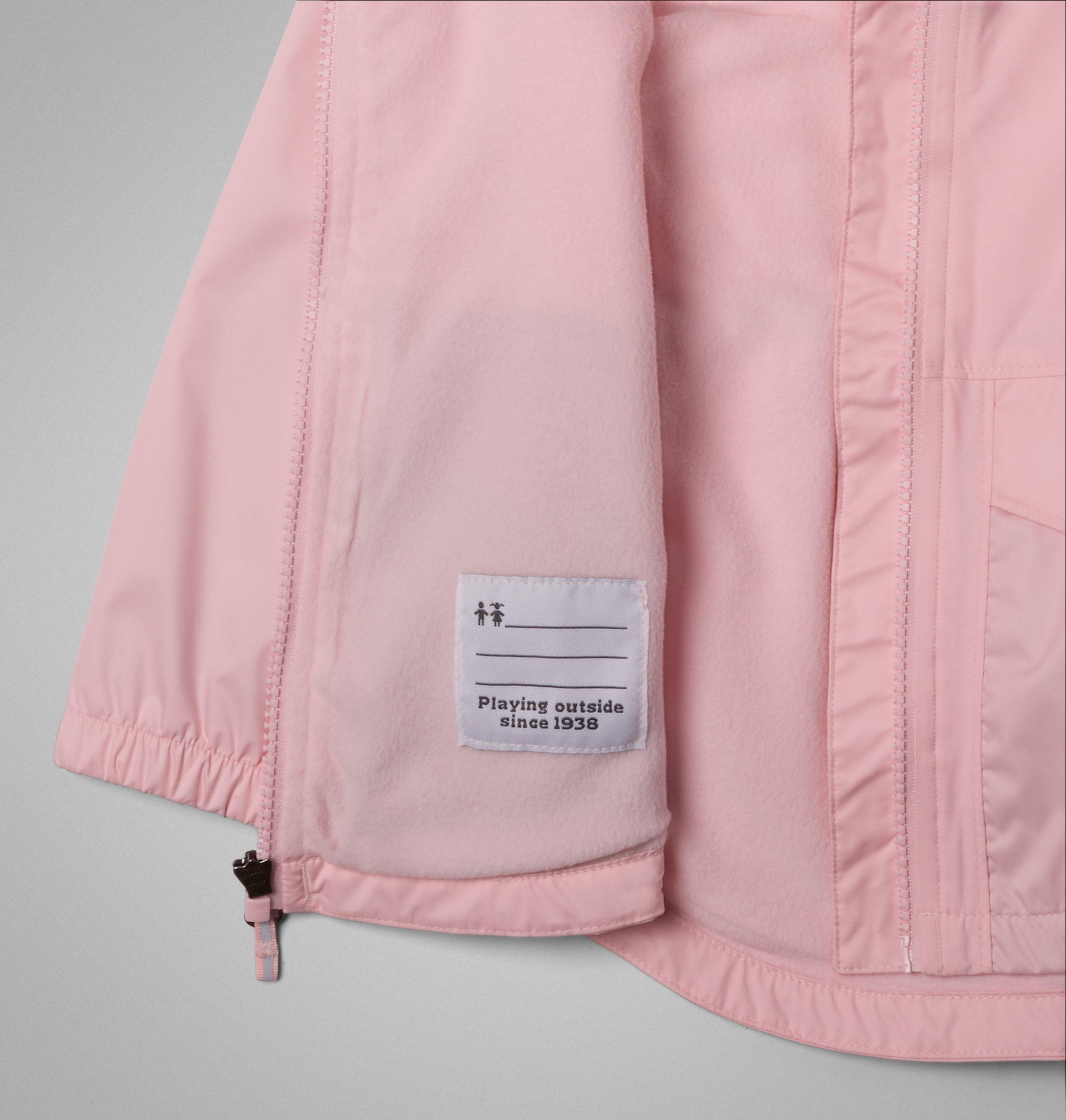 Girls' Toddler Rainy Trails II Fleece Lined Jacket 3