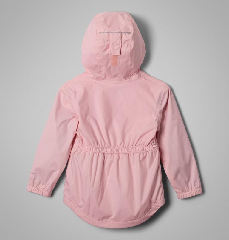 Toddlers' Rainy Trails III Fleece Lined Waterproof Jacket - Girl, Color: Satin Pink, image 2
