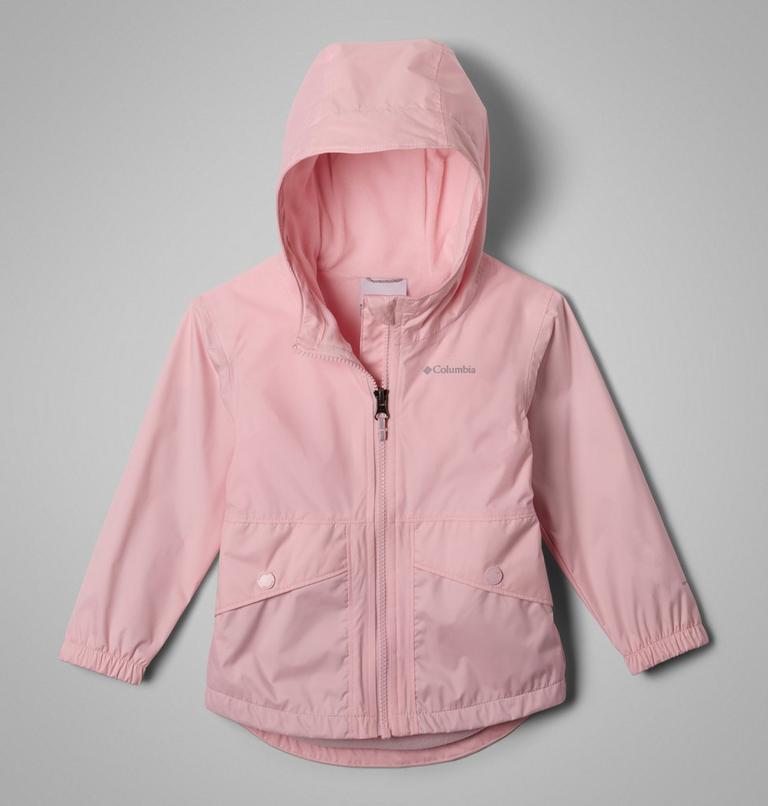 Toddlers' Rainy Trails III Fleece Lined Waterproof Jacket - Girl, Color: Satin Pink, image 1