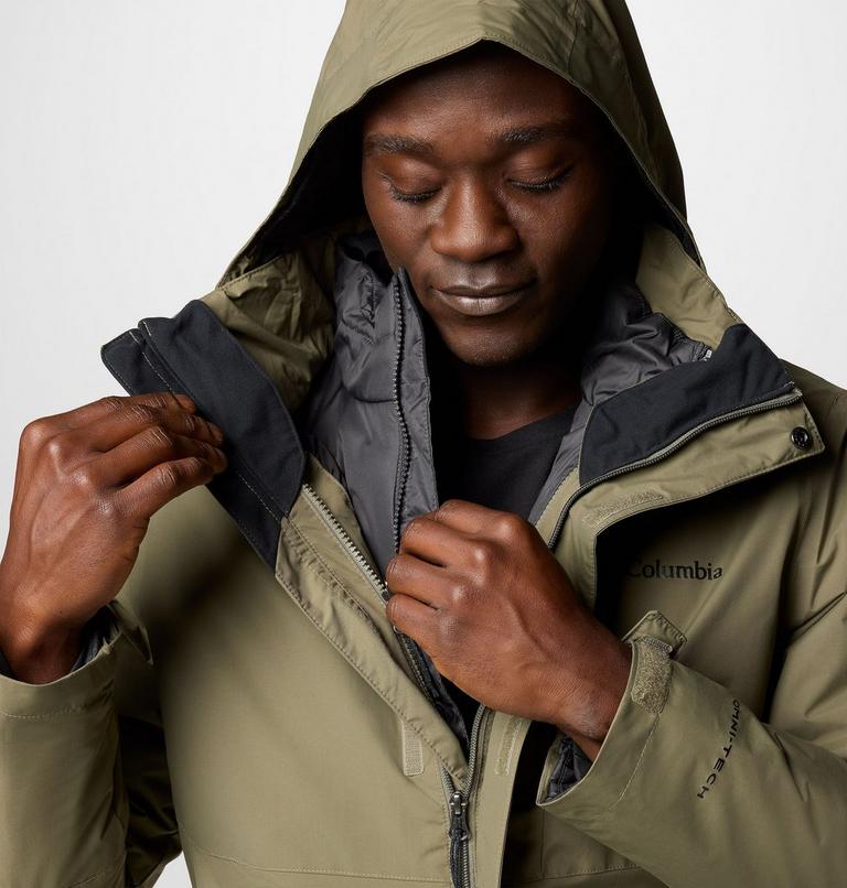 Chaqueta impermeable 3-en-1 con aislamiento Element Blocker III para hombre, Color: Stone Green, image 7