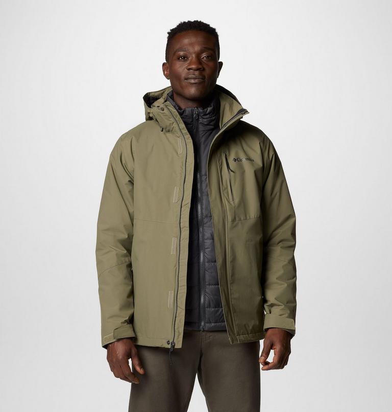 Chaqueta impermeable 3-en-1 con aislamiento Element Blocker III para hombre, Color: Stone Green, image 10