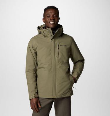 Men's Element Blocker III 3-In-1 Waterproof Insulated Jacket, Color: Stone Green, image 5