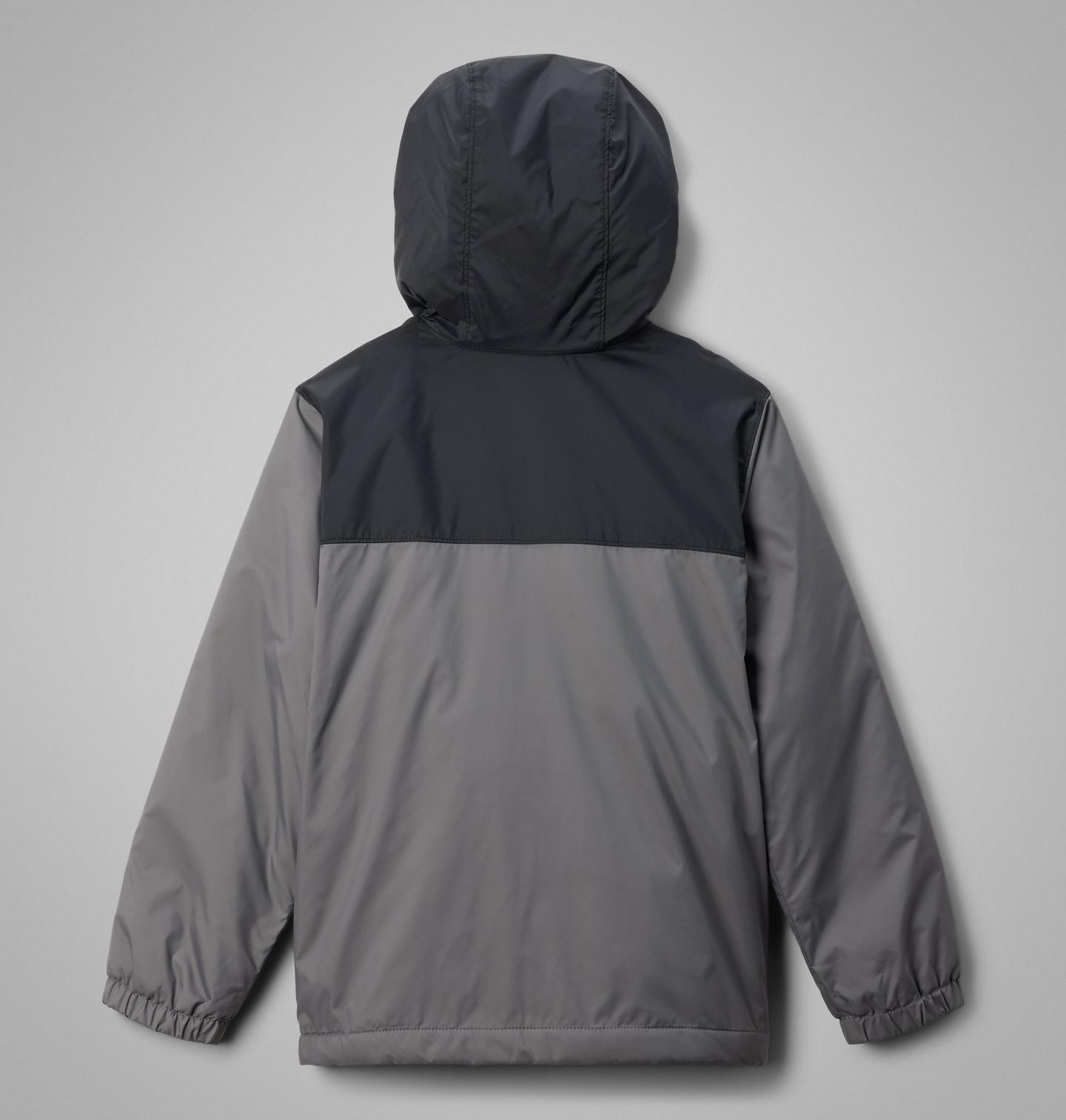 Куртка Columbia Glennaker II Sherpa Lined Jacket для мальчиков, цвет: Серый / Чёрный — фото 2