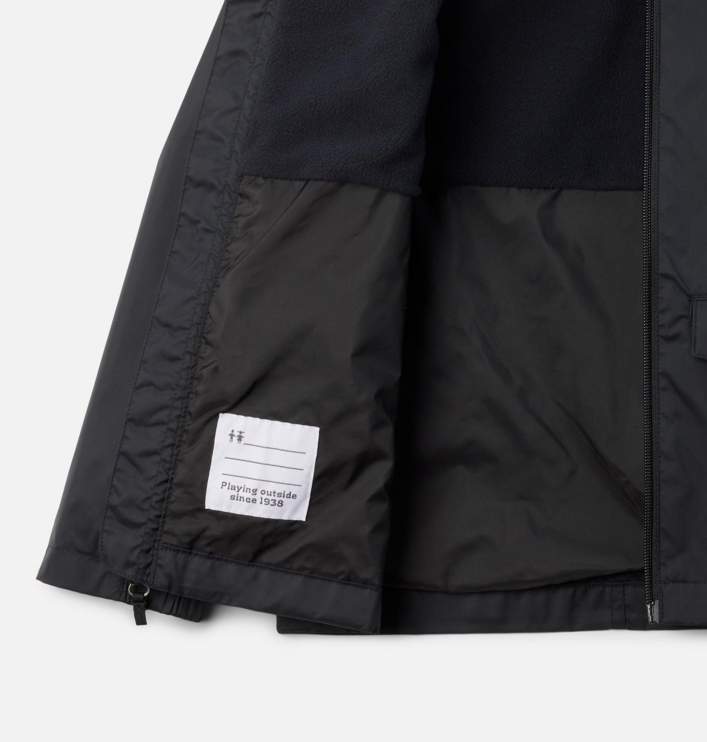 Куртка Columbia Rain-Zilla II Jacket для мальчиков, цвет: Чёрный — фото 2