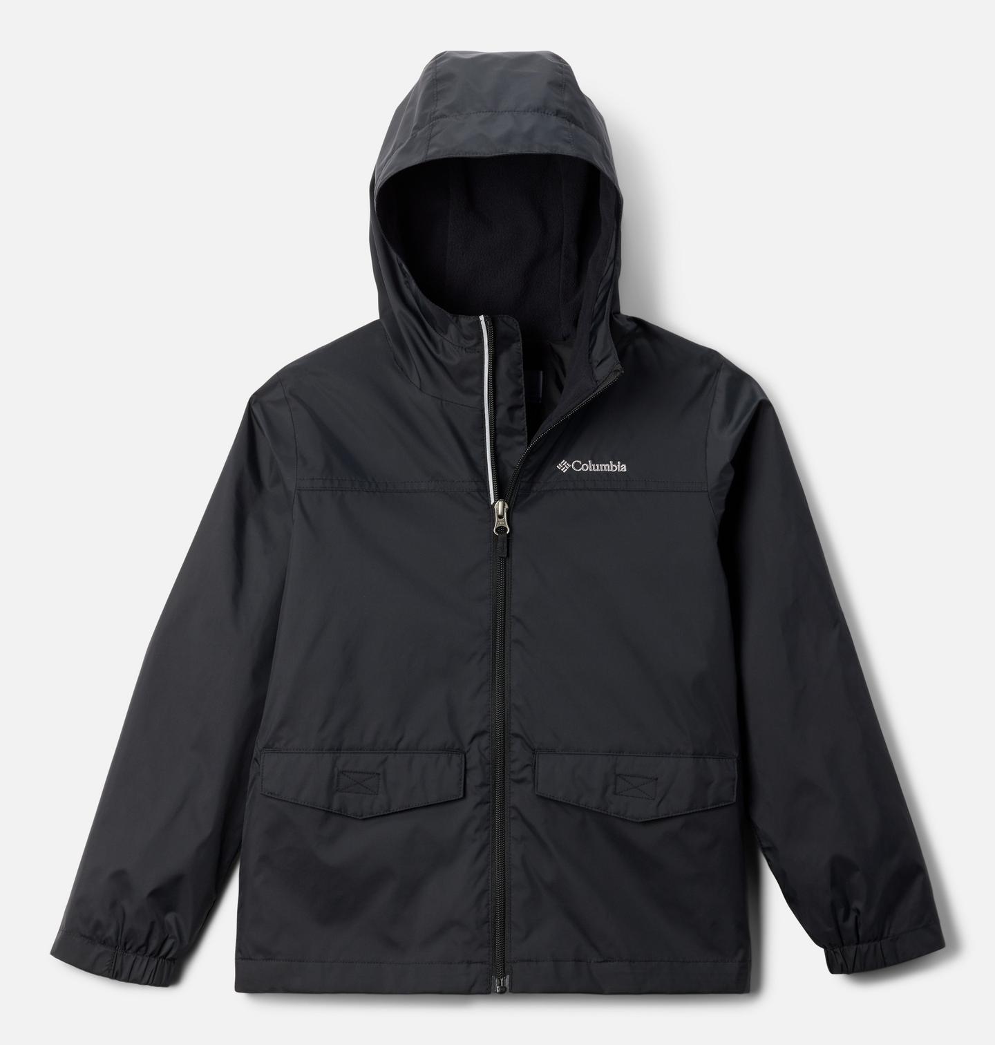 Куртка Columbia Rain-Zilla II Jacket для мальчиков, цвет: Чёрный — фото 1
