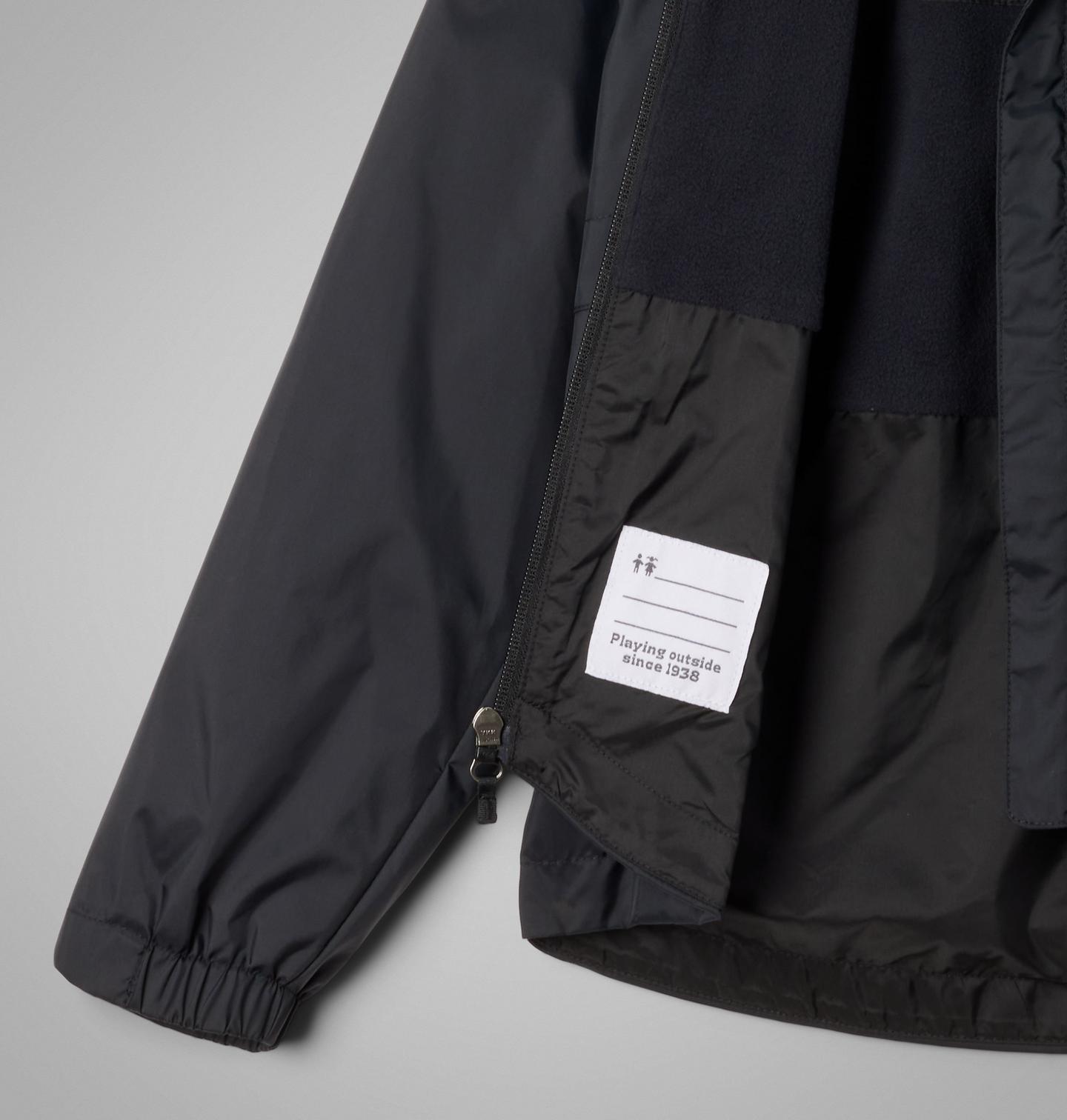 Куртка Columbia Rain-Zilla II Jacket для девочек, цвет: Чёрный — фото 2