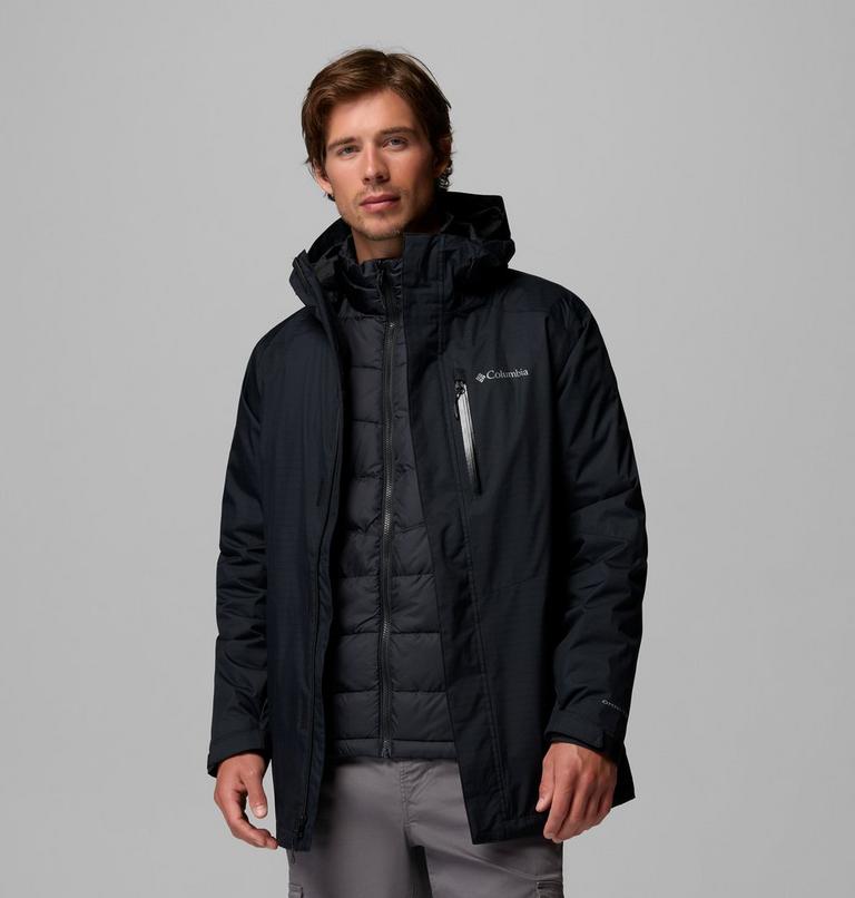Men's Oak Harbor 3-in-1 Waterproof Insulated Jacket, Color: Black, image 1