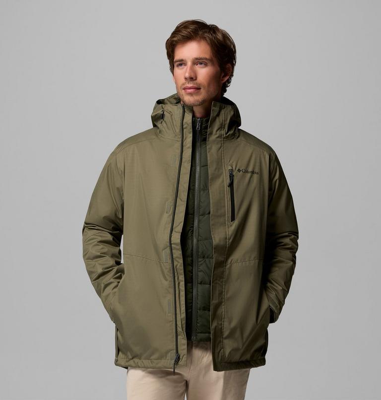 Men's Oak Harbor 3-in-1 Waterproof Insulated Jacket, Color: Stone Green, image 1