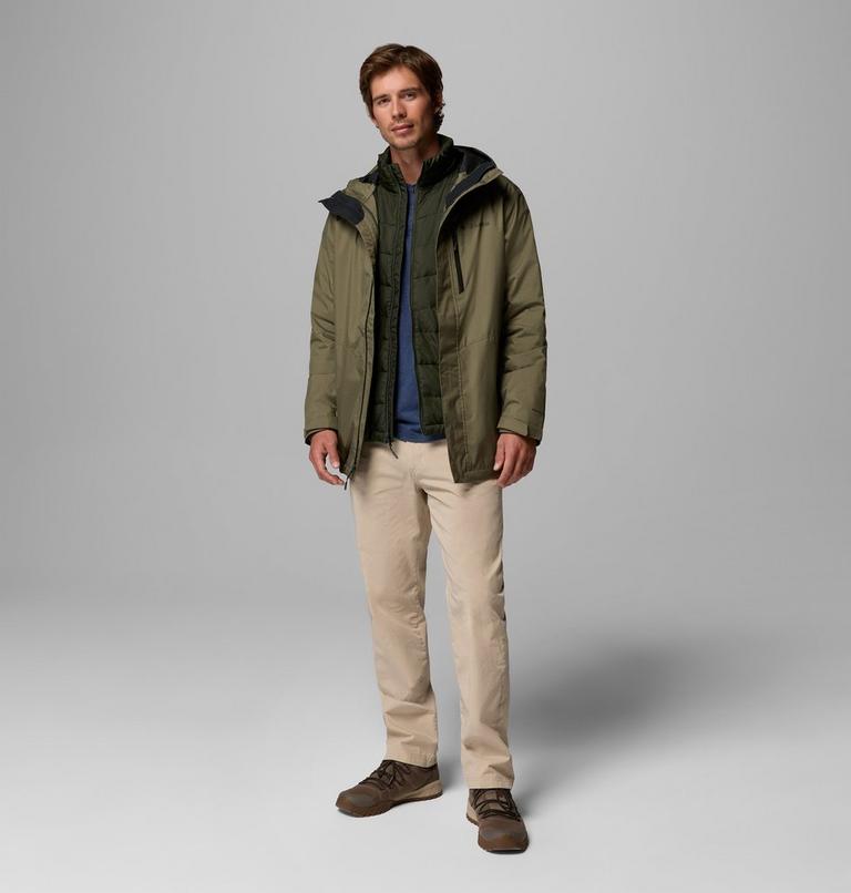 Men's Oak Harbor 3-in-1 Waterproof Insulated Jacket, Color: Stone Green, image 2