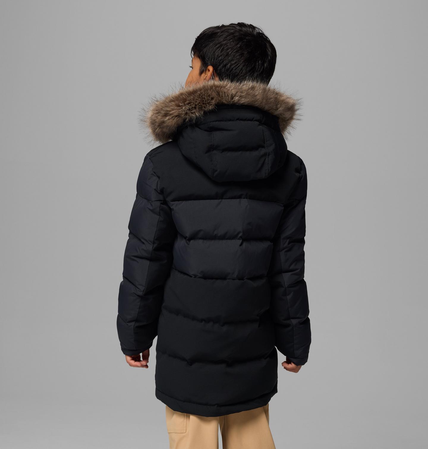 Куртка Columbia Marquam Peak Fusion II Parka для мальчиков, цвет: Чёрный — фото 3