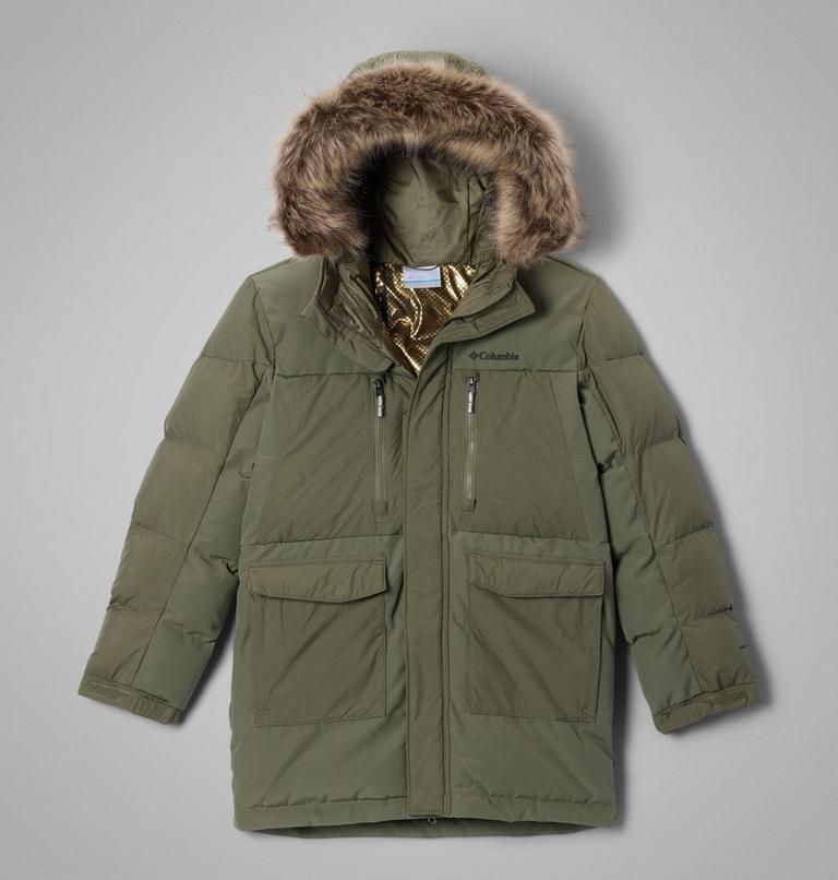 Boys' Marquam Peak Fusion II Parka, Color: Stone Green, image 1