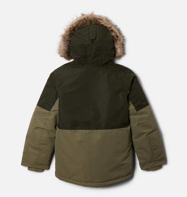 Boy's Nordic Strider II Waterproof Parka, Color: Stone Green, Greenscape, image 2