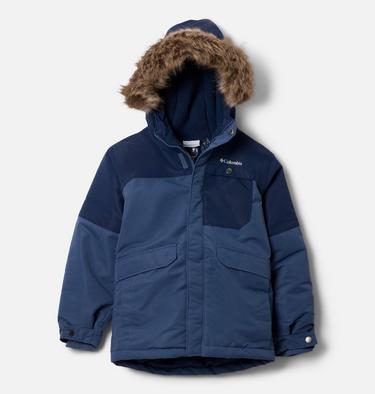 Boy's Nordic Strider II Waterproof Parka, Color: Dark Mountain, Collegiate Navy, image 5