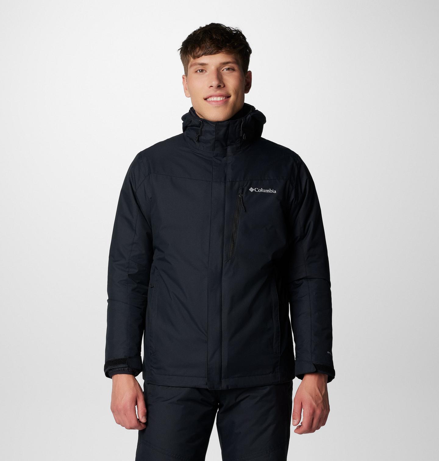 Мужская куртка Columbia Whirlibird V Interchange Jacket - Tall, цвет: Чёрный — фото 1