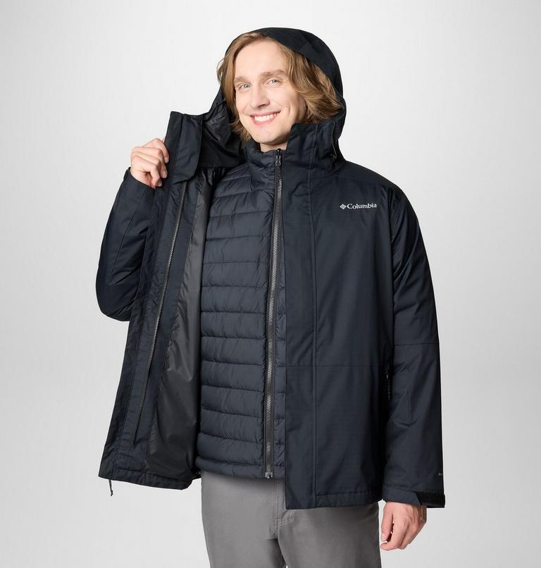 Men's Point Park 3-In-1 Waterproof Insulated Jacket, Color: Black, image 10