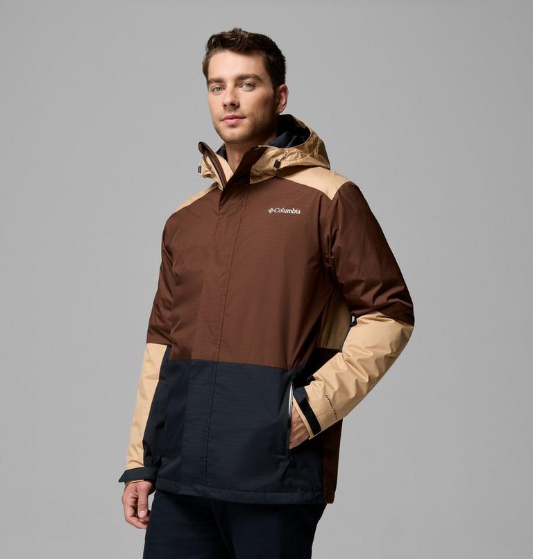 Chaqueta 3-en-1 impermeable con aislamiento Point Park para hombre, Color: Tobacco, Canoe, Black, image 4