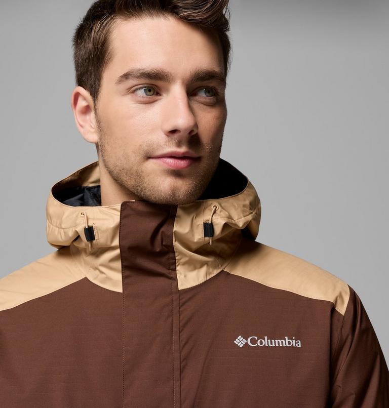 Chaqueta 3-en-1 impermeable con aislamiento Point Park para hombre, Color: Tobacco, Canoe, Black, image 9