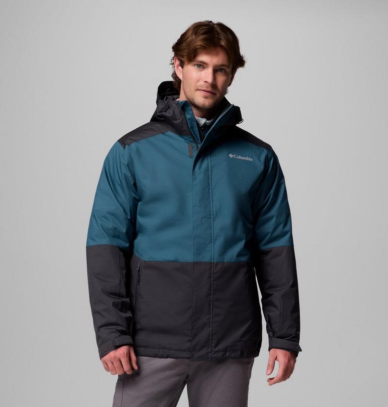 Chaqueta 3-en-1 impermeable con aislamiento Point Park para hombre, Color: Everblue, Shark, image 1