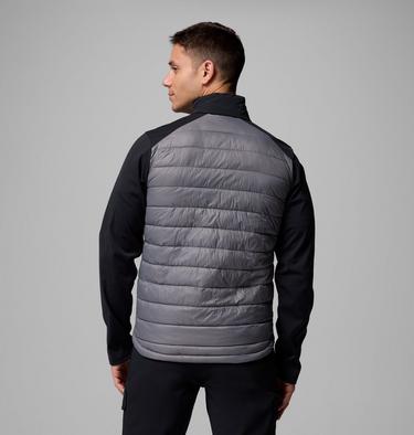 Veste Softshell de Randonnée Isolée Columbia Tech Homme, Color: City Grey, Black, image 3