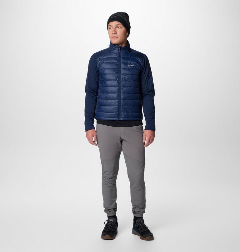 Chaqueta softshell de senderismo con aislamiento Columbia Tech para hombre, Color: Collegiate Navy, image 3