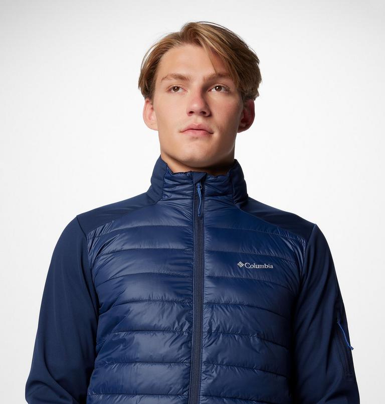 Chaqueta softshell de senderismo con aislamiento Columbia Tech para hombre, Color: Collegiate Navy, image 5