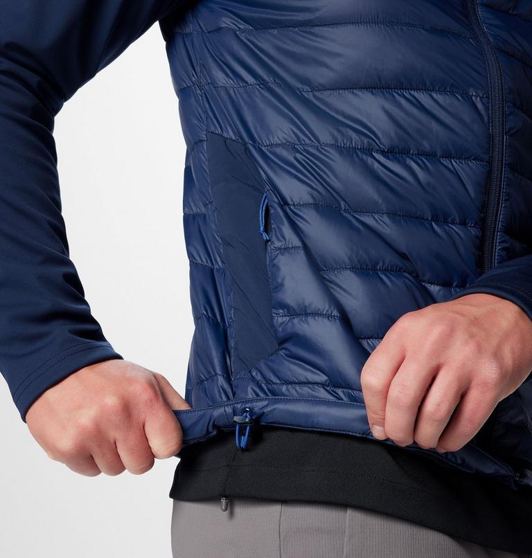 Chaqueta softshell de senderismo con aislamiento Columbia Tech para hombre, Color: Collegiate Navy, image 7