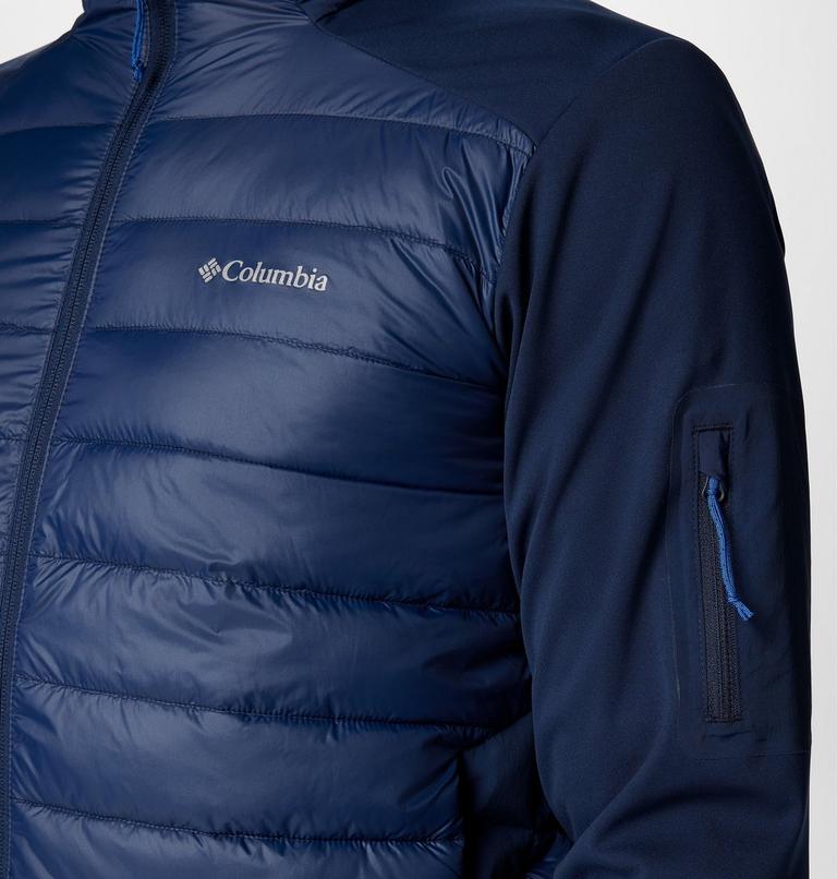 Chaqueta softshell de senderismo con aislamiento Columbia Tech para hombre, Color: Collegiate Navy, image 8