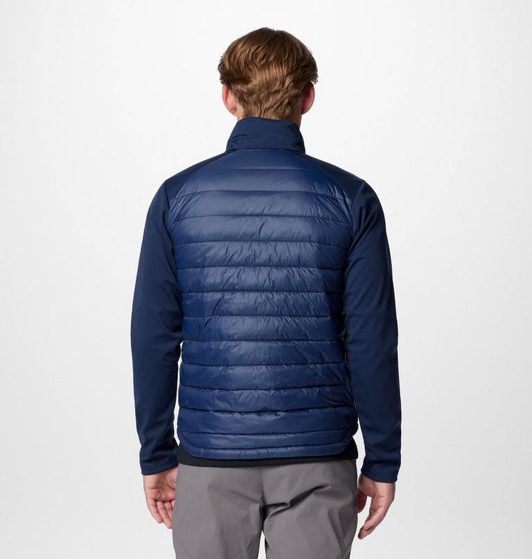 Chaqueta softshell de senderismo con aislamiento Columbia Tech para hombre, Color: Collegiate Navy, image 2