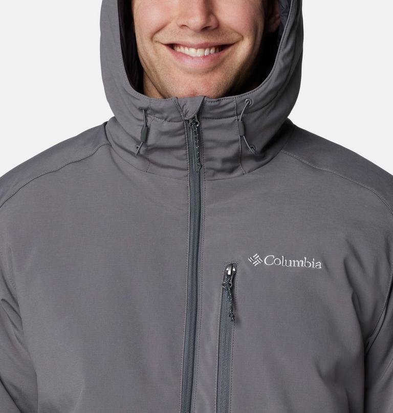 Chaqueta softshell Gate Racer para hombre, Color: City Grey, image 4