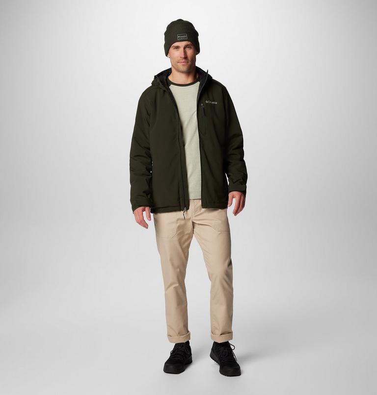 Men’s Gate Racer II Softshell Jacket, Color: Greenscape, image 3