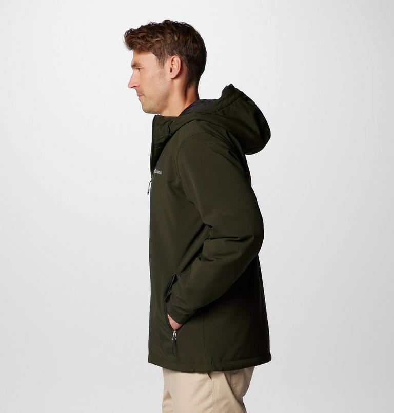 Men’s Gate Racer II Softshell Jacket, Color: Greenscape, image 4